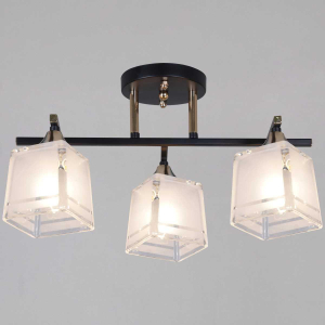 Потолочная люстра Reluce 46460-0.3-03 BK+FG