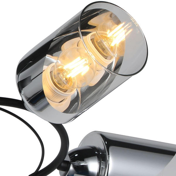 Потолочная люстра Illumico IL8208-4COU-79 BK CR Потолочная люстра Illumico IL8208-4COU-79 BK CR