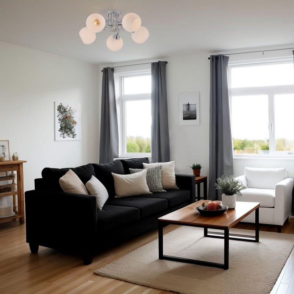Потолочная люстра Escada Kalina 1119/5PL Потолочная люстра Escada Kalina 1119/5PL