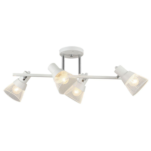 Потолочная люстра IMEX MD.4775-4-S WH+CH Потолочная люстра IMEX MD.4775-4-S WH+CH