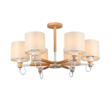 Потолочная люстра IMEX MD.19107-6-S-WOOD+WH