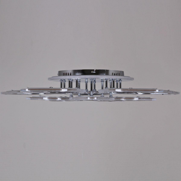 Потолочная светодиодная люстра Reluce 09827-3.3-5+5C CR (RGB) Потолочная светодиодная люстра Reluce 09827-3.3-5+5C CR (RGB)