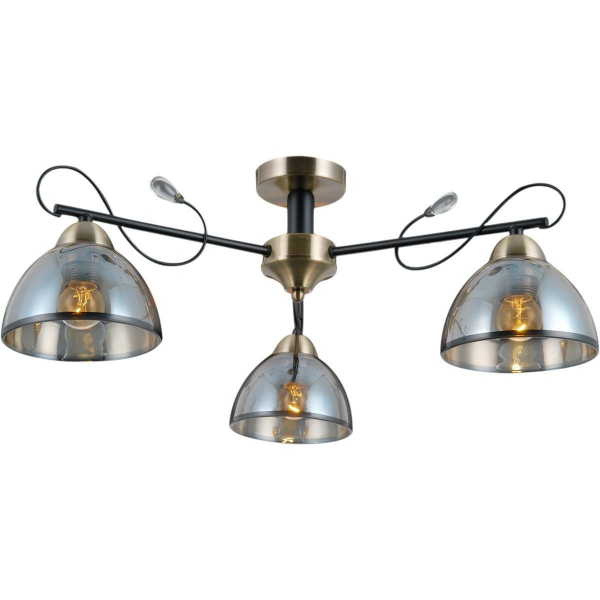 Потолочная люстра Illumico IL0251-3CSQ-79 BK AB Потолочная люстра Illumico IL0251-3CSQ-79 BK AB