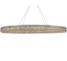 Люстра NEWPORT 8550/160 C oval gold polished