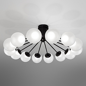 Потолочная люстра Eurosvet Vinter 201057 LED черный a072623