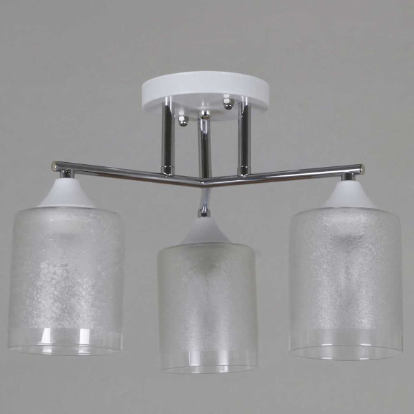 Потолочная люстра Reluce 69160-0.3-03 WH+BK