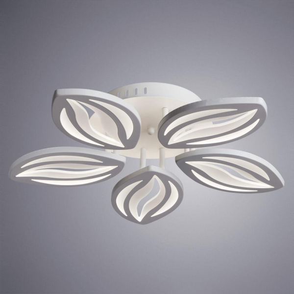 Потолочная светодиодная люстра Arte Lamp Daisy A1098PL-5WH Потолочная светодиодная люстра Arte Lamp Daisy A1098PL-5WH