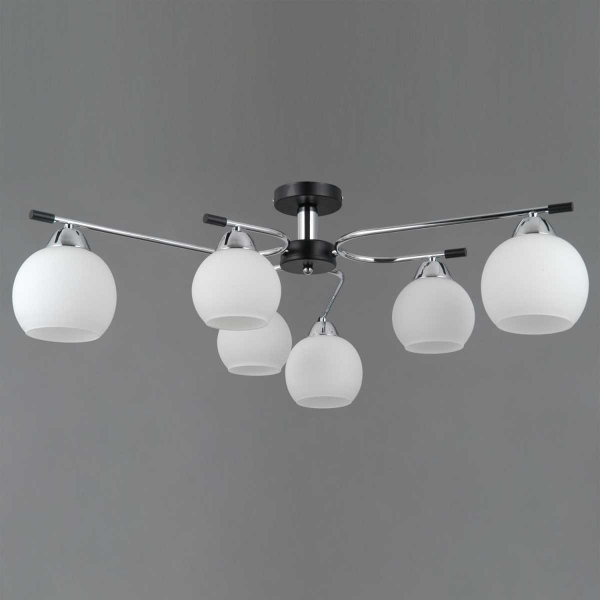 Люстра Illumico IL0638-6CSQ-24 CR BK LIBRA Люстра Illumico IL0638-6CSQ-24 CR BK LIBRA