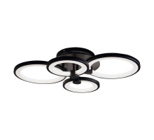 Потолочная светодиодная люстра iLedex Ring A001/4 MBK