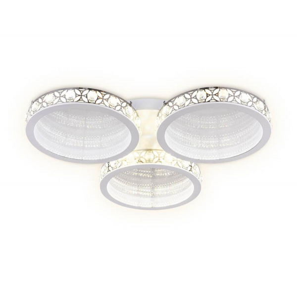 Потолочная светодиодная люстра Ambrella light Ice FA9445 Потолочная светодиодная люстра Ambrella light Ice FA9445