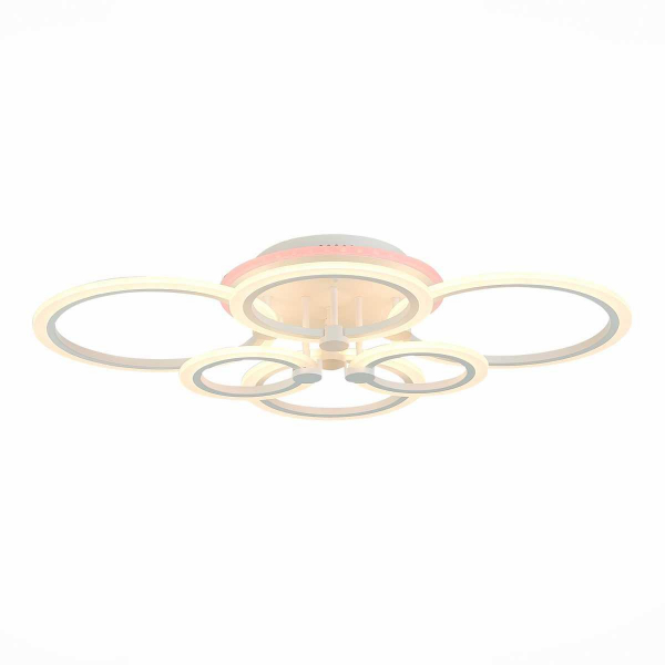 Потолочная светодиодная люстра Evoluce Cerina SLE500552-06RGB Потолочная светодиодная люстра Evoluce Cerina SLE500552-06RGB