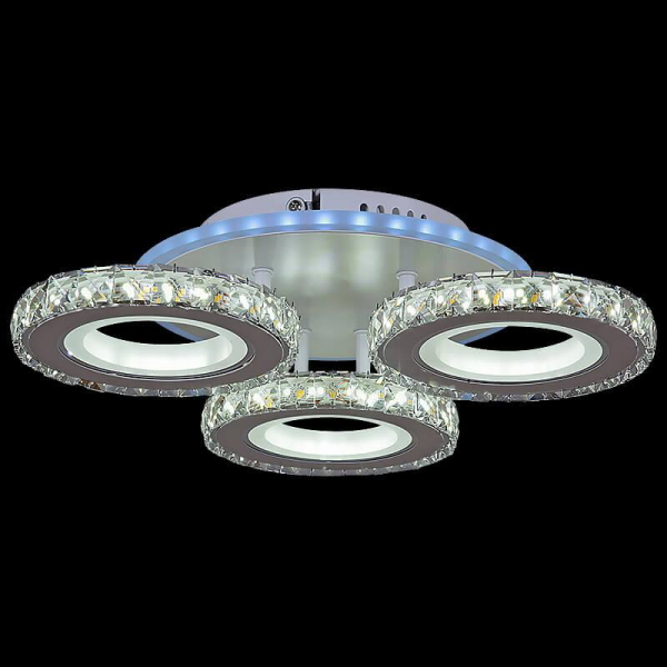 Потолочная светодиодная люстра Reluce 03900-0.3-03A WH+CR (RGB) Потолочная светодиодная люстра Reluce 03900-0.3-03A WH+CR (RGB)