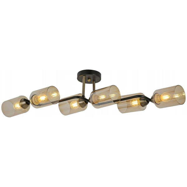 Потолочная люстра Illumico IL8148-6COU-79 BK BR Потолочная люстра Illumico IL8148-6COU-79 BK BR