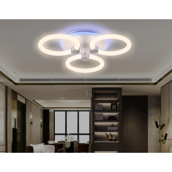 Потолочная светодиодная люстра Ambrella light Acrylica Original FA3838 Потолочная светодиодная люстра Ambrella light Acrylica Original FA3838