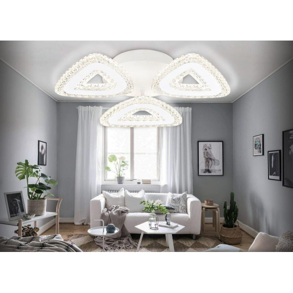 Потолочная светодиодная люстра Ambrella light Acrylica Original FA4018 Потолочная светодиодная люстра Ambrella light Acrylica Original FA4018
