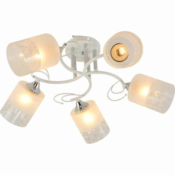 Потолочная люстра Reluce 11314-0.3-05 WH+CR Потолочная люстра Reluce 11314-0.3-05 WH+CR