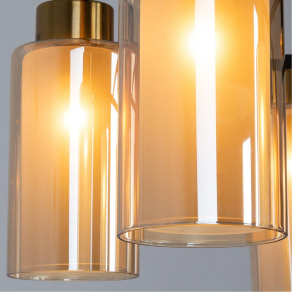 Потолочная люстра Arte Lamp Leo A7027PL-6BK Потолочная люстра Arte Lamp Leo A7027PL-6BK