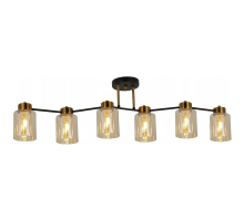 Потолочная люстра Illumico IL6111-6COU-79 BK GD