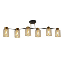 Потолочная люстра Illumico IL6111-6COU-79 BK GD