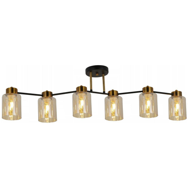 Потолочная люстра Illumico IL6111-6COU-79 BK GD Потолочная люстра Illumico IL6111-6COU-79 BK GD