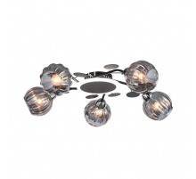 Потолочная люстра ЭкономСвет 12230/5BK+CR GR LED