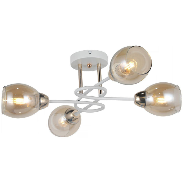 Потолочная люстра Illumico IL8263-4COU-79 WH GD Потолочная люстра Illumico IL8263-4COU-79 WH GD