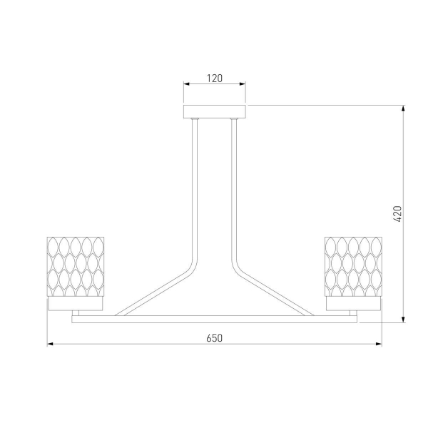 Потолочная люстра Eurosvet Calle 60127/6 хром Потолочная люстра Eurosvet Calle 60127/6 хром