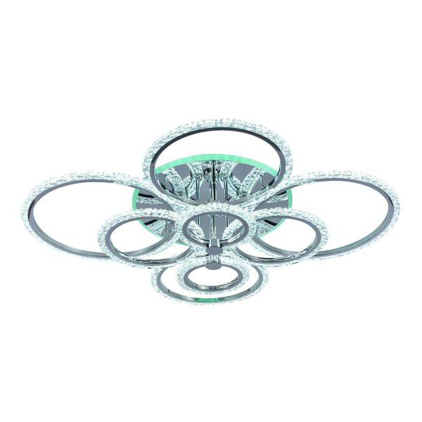 Потолочная светодиодная люстра Profit Light 18027/8 CHR Потолочная светодиодная люстра Profit Light 18027/8 CHR