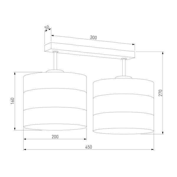 Потолочная люстра TK Lighting 3223 Tago White Потолочная люстра TK Lighting 3223 Tago White