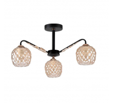 Потолочная люстра ЭкономСвет 12143/3BK+FGD AMB