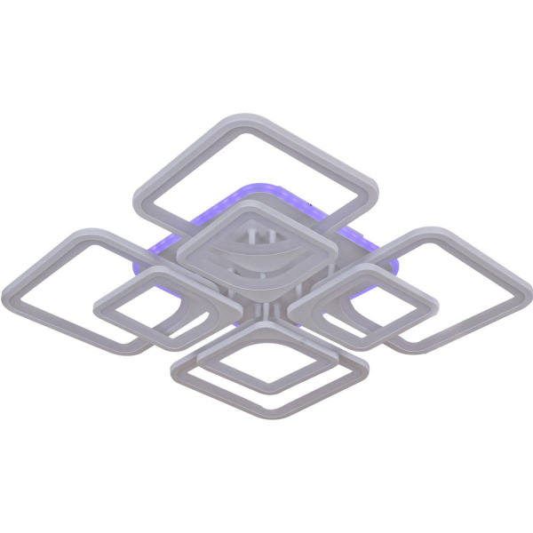 Потолочная светодиодная люстра Reluce 11005-0.3-4+4RGB WH(RGB) Потолочная светодиодная люстра Reluce 11005-0.3-4+4RGB WH(RGB)