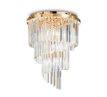 Потолочная люстра Ideal Lux Carlton PL12 Oro 213507