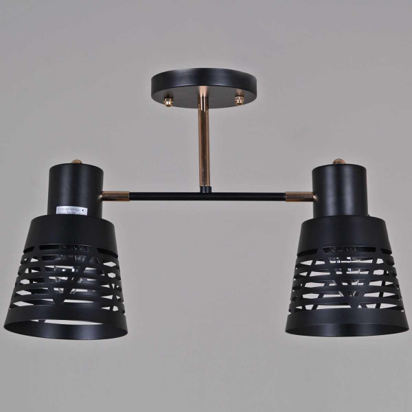 Люстра Reluce 06074-3.3-02 BK+FG Люстра Reluce 06074-3.3-02 BK+FG