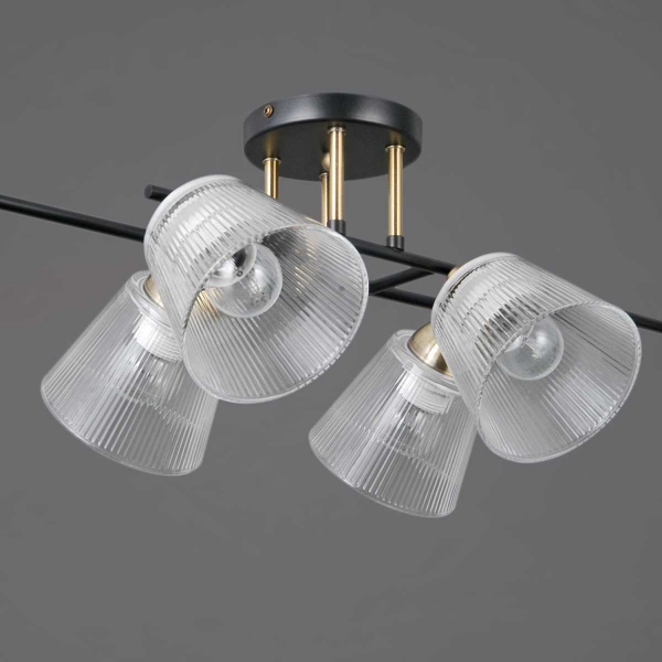 Люстра Illumico IL0845-6CSQ-25BKAB ELITE