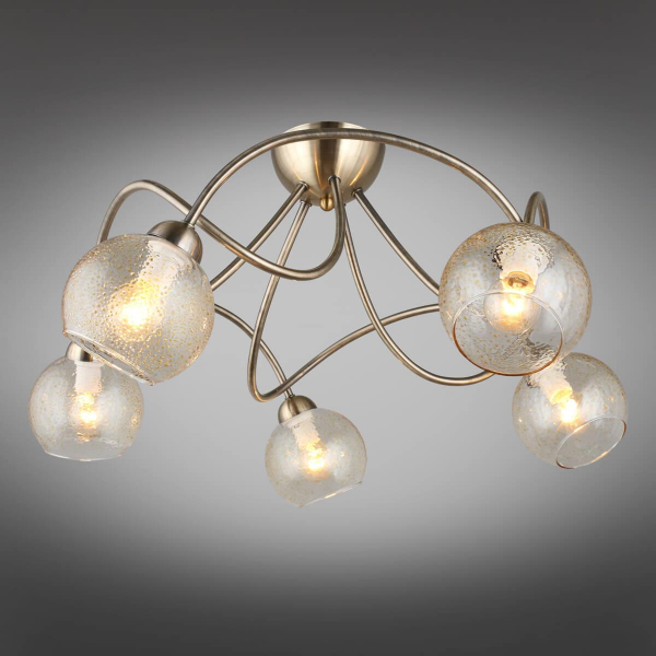 Потолочная люстра Omnilux Brunate OML-57007-05 Потолочная люстра Omnilux Brunate OML-57007-05