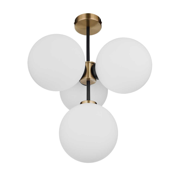 Потолочная люстра 33 ИДЕИ CHN800S.04.17ABL.ASB-S32WH