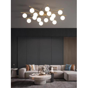 Люстра потолочная Alfa Light F2024-20 G9 Медный цвет