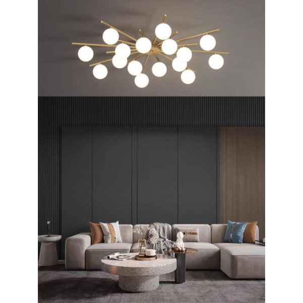 Люстра потолочная Alfa Light F2024-20 G9 Медный цвет