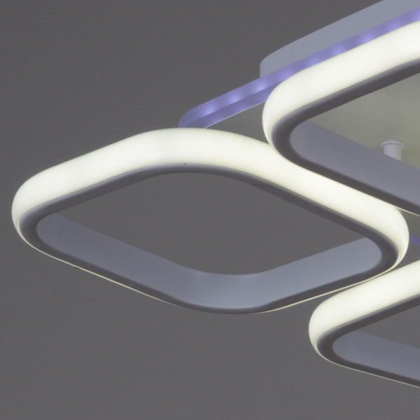 Потолочная светодиодная люстра Reluce 05854-0.3-04 WH (RGB) Потолочная светодиодная люстра Reluce 05854-0.3-04 WH (RGB)