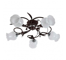 Потолочная люстра ЭкономСвет 10076/5CF+CR WT