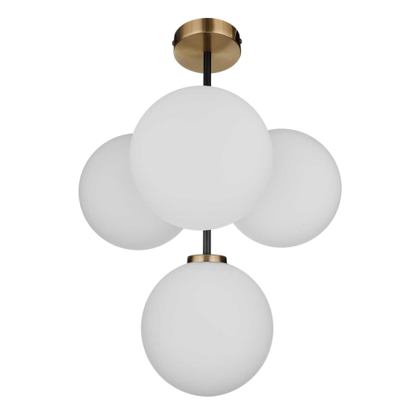 Потолочная люстра 33 ИДЕИ CHN800S.04.17ABL.ASB-S32WH