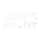 Потолочная люстра TK Lighting 3399 Space Black