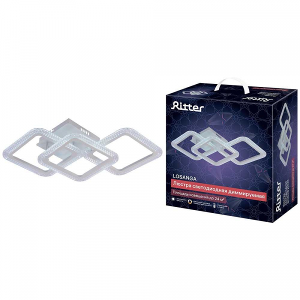 Потолочная люстра Ritter LOSANGA 52926 6 Потолочная люстра Ritter LOSANGA 52926 6