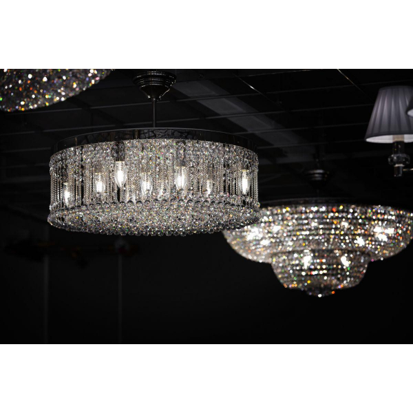 Потолочная люстра Artglass Persida Nickel CE Потолочная люстра Artglass Persida Nickel CE