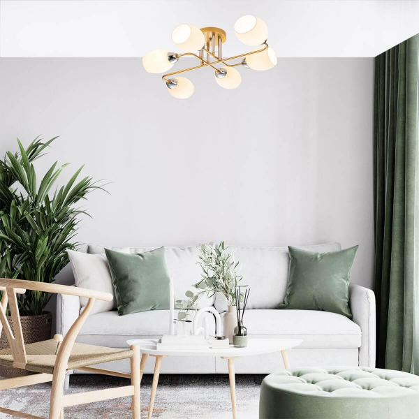 Потолочная люстра Escada Hope 1132/6P Gold Потолочная люстра Escada Hope 1132/6P Gold