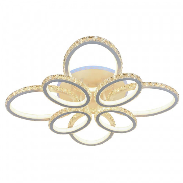 Потолочная светодиодная люстра Profit Light 8020/4+4 WHT Потолочная светодиодная люстра Profit Light 8020/4+4 WHT