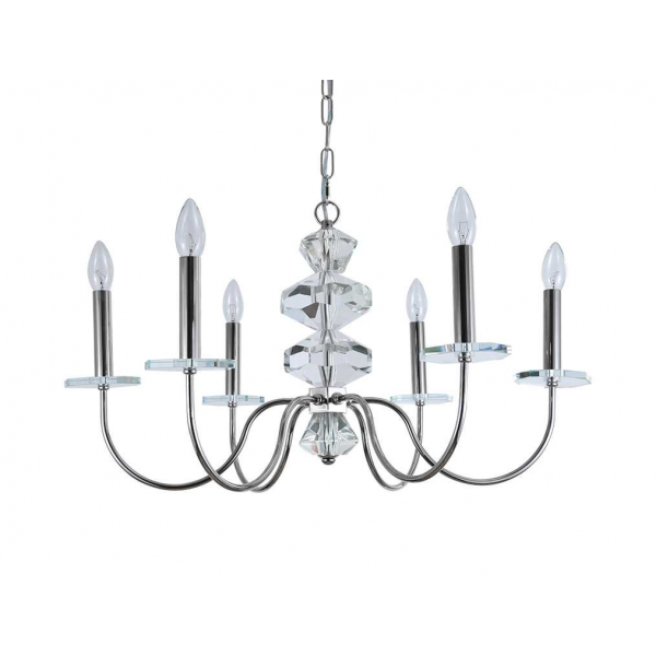 Люстра NEWPORT 3876/С nickel