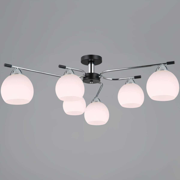 Люстра Illumico IL0638-6CSQ-24 CR BK LIBRA Люстра Illumico IL0638-6CSQ-24 CR BK LIBRA