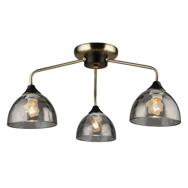 Потолочная люстра IMEX MD.3826-3-S AB+BK Потолочная люстра IMEX MD.3826-3-S AB+BK