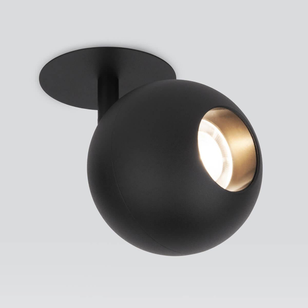Встраиваемый светодиодный спот Elektrostandard Ball 9926 LED 12W 4200K черный a053738 Встраиваемый светодиодный спот Elektrostandard Ball 9926 LED 12W 4200K черный a053738